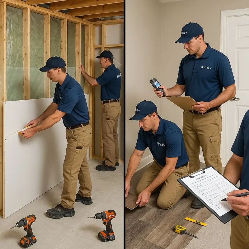Repairs and Reconstruction process in Cosmopolis, WA